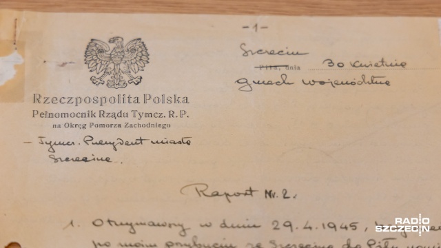 30 kwietnia 1945 roku o godzinie 8.15 na gmachu dzisiejszego Zachodniopomorskiego Urzędu Wojewódzkiego wywieszono po raz pierwszy polską flagę.