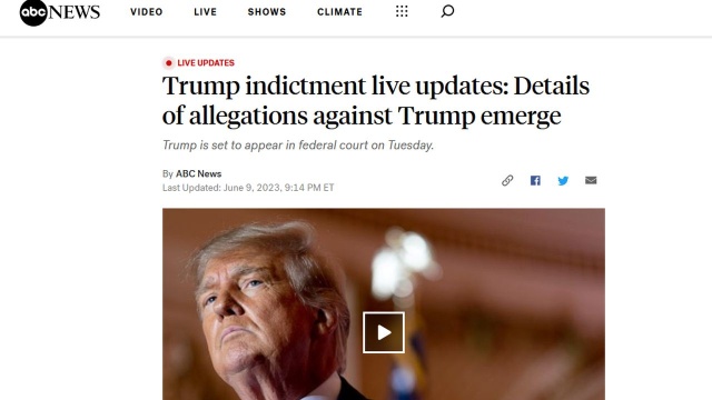 Po raz drugi w ciągu dwóch miesięcy były prezydent Donald Trump zostanie postawiony w stan oskarżenia karnego - tym razem w związku z rzekomym niewłaściwym obchodzeniem się z ściśle tajnymi dokumentami, po odejściu z urzędu.