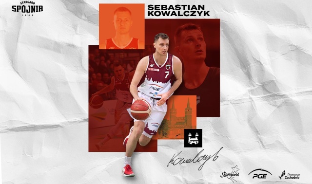 Nowym koszykarzem stargardzkiej drużyny został Sebastian Kowalczyk.