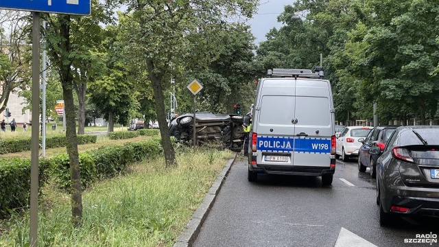 Na ulicy Ku Słońcu w Szczecinie doszło do wypadku.