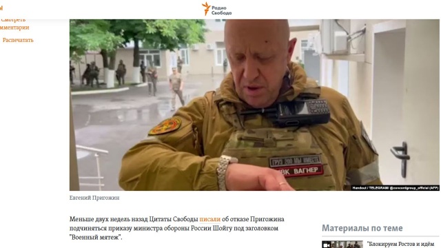 Rosyjskie organy ścigania nie umorzyły postępowania karnego wobec koordynatora najemników z Grupy Wagnera - informują rosyjskie media niezależne.