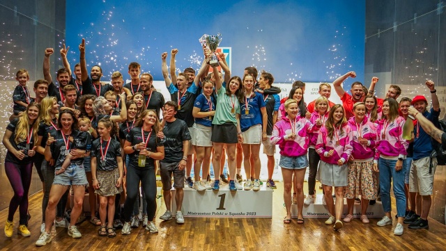 Jest kolejne Mistrzostwo Polski szczecińskich sportowców. Drużyna PGE HugonAcademy Szczecin wygrała Drużynowe Mistrzostwa Polski seniorek w squashu.