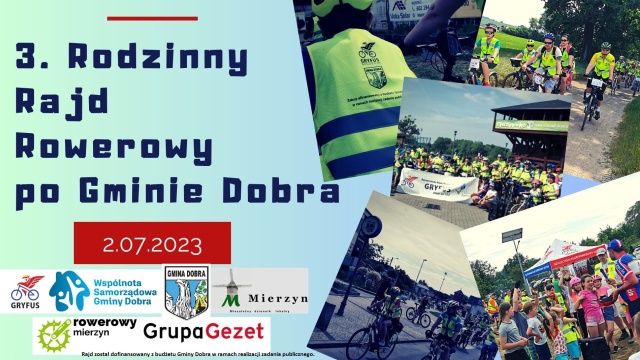 3. Rodzinny Rajd Rowerowy po Gminie Dobra rusza o godz. 10.