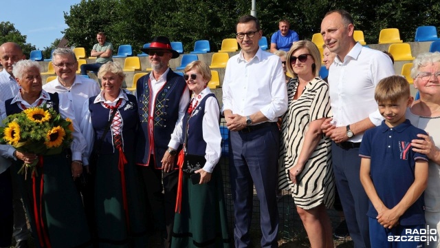 Premier Mateusz Morawiecki kontynuuje swoją wizytę w naszym regionie. Odwiedził m.in. podkołobrzeskie Dygowo.