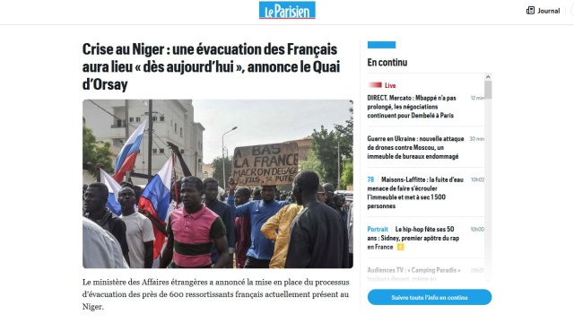 Francja rozpocznie dziś ewakuację swoich obywateli z Nigru. W ubiegłym tygodniu doszło tam do puczu, a władzę przejęła wojskowa junta kwestionująca współpracę z Paryżem i krytykująca Francuzów za kolonialną postawę. Coraz głośniej mówi się o możliwym zerwaniu stosunków na linii Paryż-Niamey.
