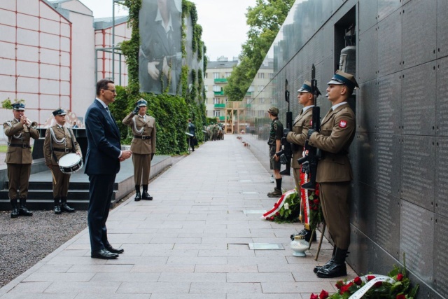 Premier Mateusz Morawiecki w Muzeum Powstania Warszawskiego powiedział, że Powstanie było walką dobra ze złem absolutnym.