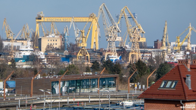 W Stoczni Szczecińskiej Wulkan powstaje plac do montażu wielkich konstrukcji stalowych. Będą tam montowane m.in. kilkupiętrowe trafostacje.