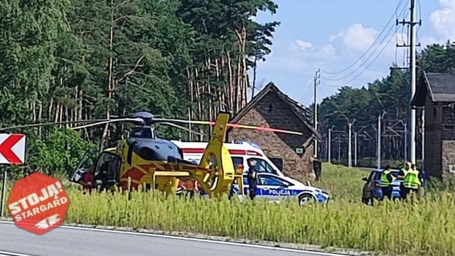 Pociąg towarowy potrącił człowieka. Do zdarzenia doszło w Reptowie pod Stargardem.