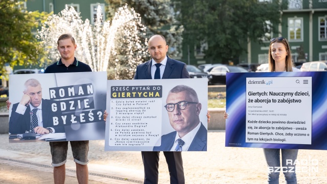 Kandydat na posła z listy Prawa i Sprawiedliwości Dariusz Matecki wysyła z kilkoma pytaniami list do Romana Giertycha, który jest kandydatem Platformy Obywatelskiej do Sejmu. Chce się dowiedzieć czy Roman Giertych zmienił poglądy w kwestii aborcji i czy zna rosyjskiego ideologa Kremla Aleksandra Dugina.