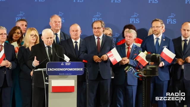 Prezes PiS w Szczecinie: Nie damy się, stoimy przed wielką szansą [2x WIDEO, ZDJĘCIA]