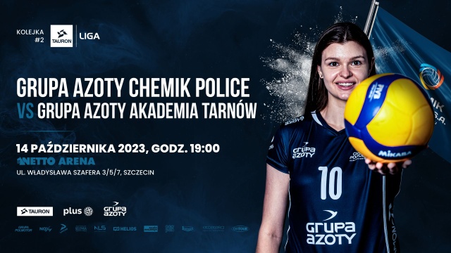 Siatkarki Grupy Azoty Chemika Police gotowe na pierwszy mecz rozgrywek o mistrzostwo Polski w Szczecinie. Policzanki po wygranej w Mielcu ze Stalą w sobotę rozegrają premierowy pojedynek Tauron Ligi w hali Netto Arena.