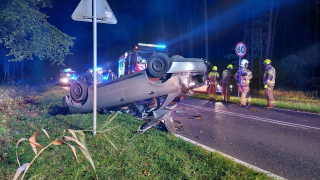 Jedna osoba została ranna w wypadku, do którego doszło w niedzielę na drodze wojewódzkiej numer 102.