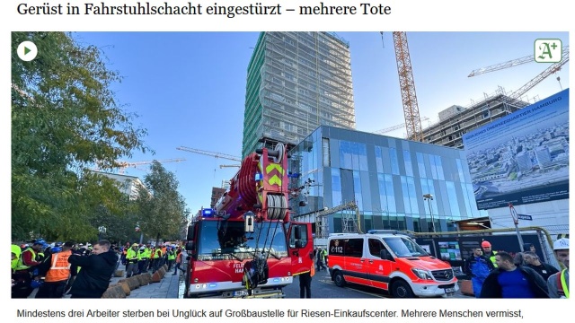 Co najmniej pięciu robotników zginęło w wypadku na budowie w Hamburgu na północy Niemiec. Zawaliło się rusztowanie. Jak poinformowała miejscowa straż pożarna, przyczyna wypadku nie jest znana.