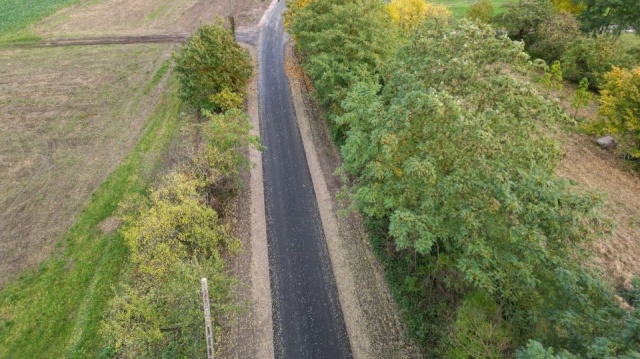 Droga w miejscowości Tucze, w powiecie łobeskim - gotowa.