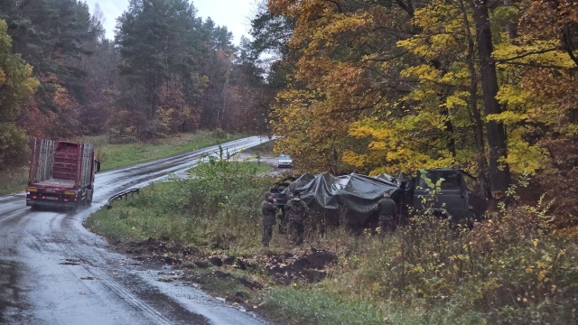 Jedna osoba została ranna w porannym wypadku na drodze wojewódzkiej 175.