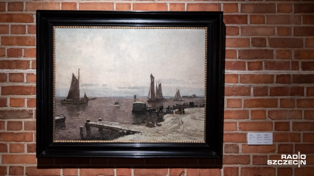 Muzeum Narodowe w Szczecinie kupiło obraz Hansa Hartiga. Nosi on tytuł Nabrzeże rybackie zimą.
