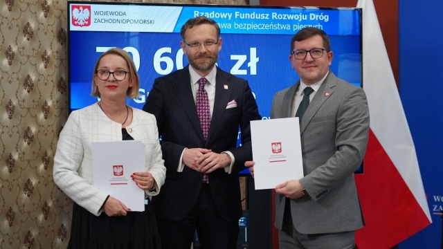 800 tysięcy złotych otrzymała gmina Dębno na poprawę bezpieczeństwa na przejściach dla pieszych.