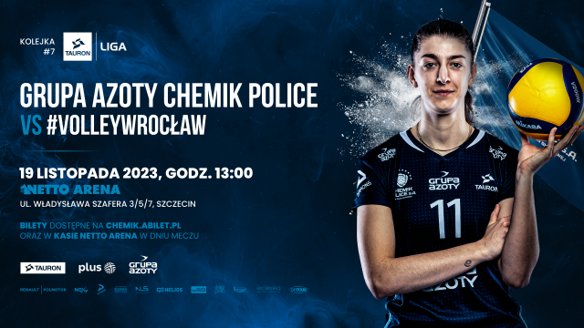 Siatkarki Grupy Azoty Chemika chcą wrócić na ścieżkę zwycięstw w Tauron Lidze. Policzanki zmierzą się dziś z Volley Wrocław w 7. kolejce rozgrywek.