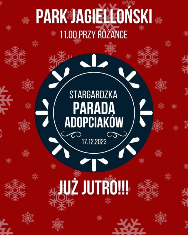 W Parku Jagiellońskim w Stargardzie odbędzie się pierwsza Parada Adopciaków. To akcja promująca adopcję zwierzaków ze schroniska w Kiczarowie.