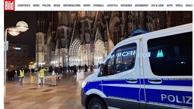 Niemiecka policja zwiększyła ochronę katedry w Kolonii po sygnałach o zaplanowanym na Sylwestra ataku ze strony ugrupowań islamskich. Policja wykorzysta psy tropiące, aby sprawdziły całą katedrę po każdej wieczornej mszy.