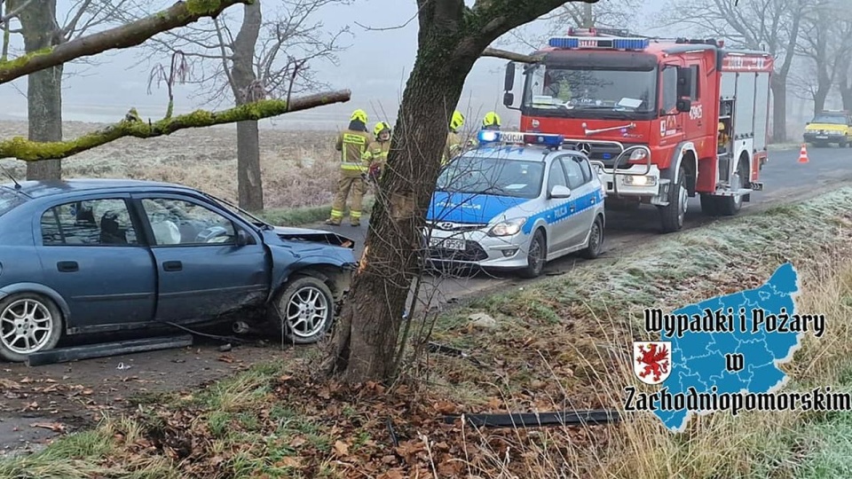Fot. Wypadki i pożary w Zachodniopomorskim