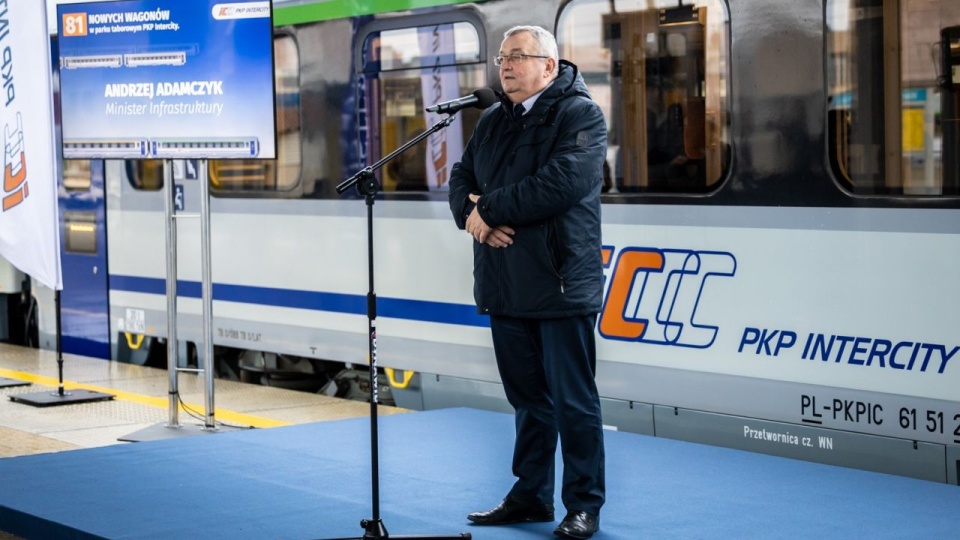 Minister Adamczyk podkreślał, że rząd PiS konsekwentnie inwestuje w polską kolej. źródło: https://twitter.com/MI_GOV_PL