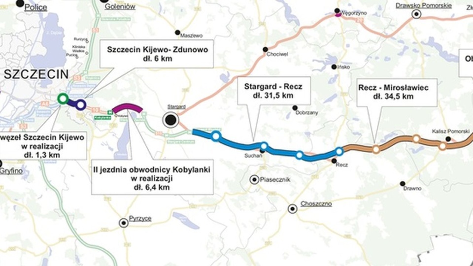Nowa S10 przebiegać ma przez Wałcz, Piłę, Bydgoszcz, Toruń, Włocławek i Płońsk. źródło: https://www.archiwum.gddkia.gov.pl/pl/a/29844/Przygotowanie-i-realizacja-S10-w-regionie-przyspiesza