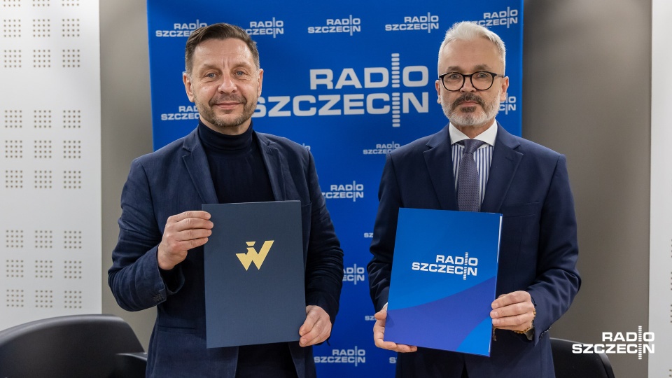 Radio Szczecin podpisało porozumienie o współpracy z uczelnią Collegium Humanum. Fot. Robert Stachnik [Radio Szczecin]