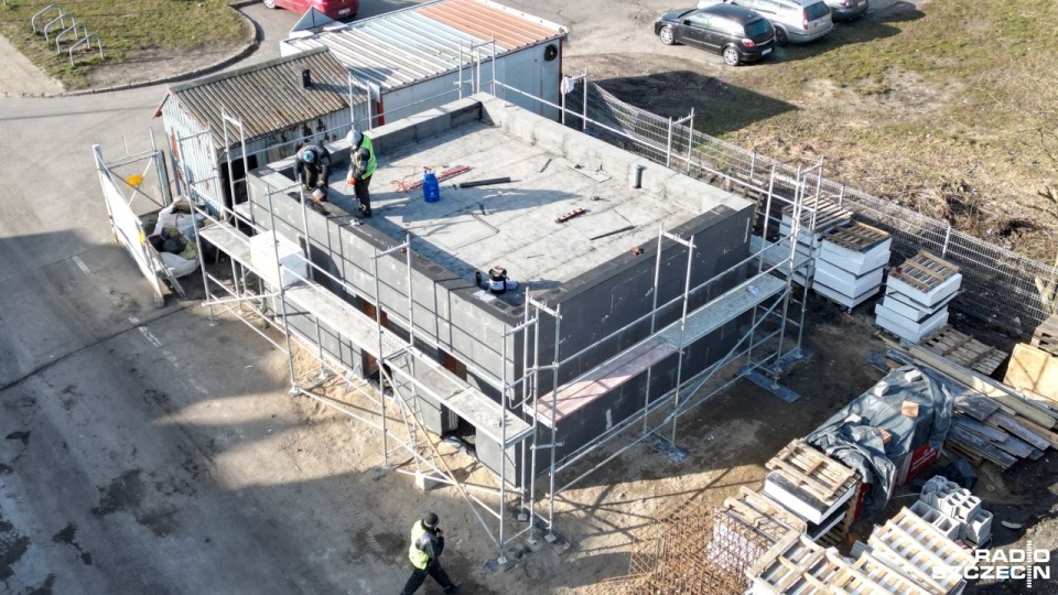Dotychczas wszystkie roboty przebiegały zgodnie z planem, jednak wykonawca wystąpił właśnie o wydłużenie terminu realizacji inwestycji. Fot. Przemysław Polanin [Radio Szczecin]