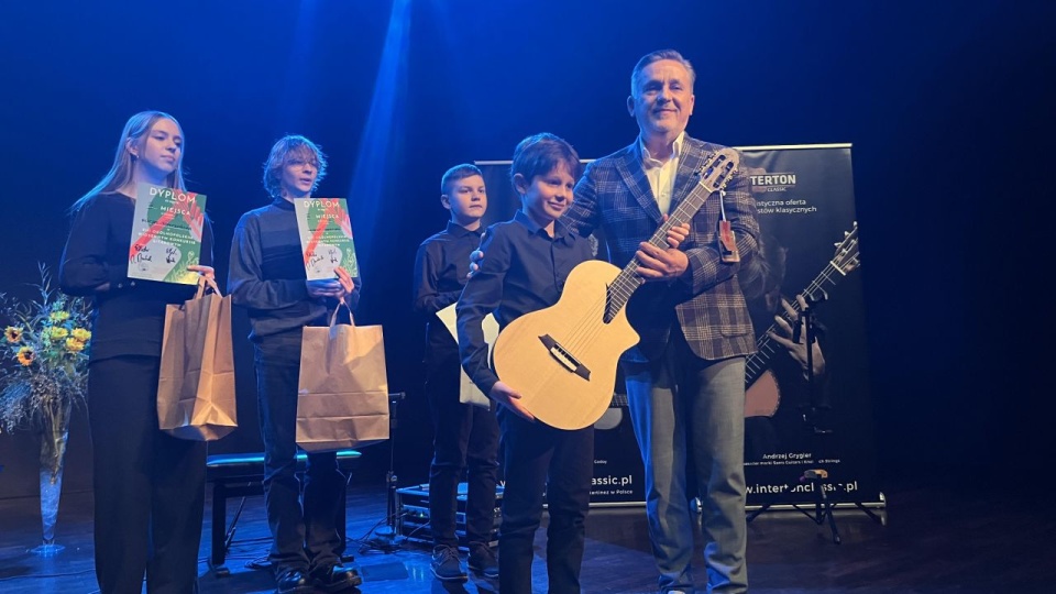 11-letni Krzysztof Ginelli z Grand Prix Ogólnopolskiego Konkursu Gitarowego