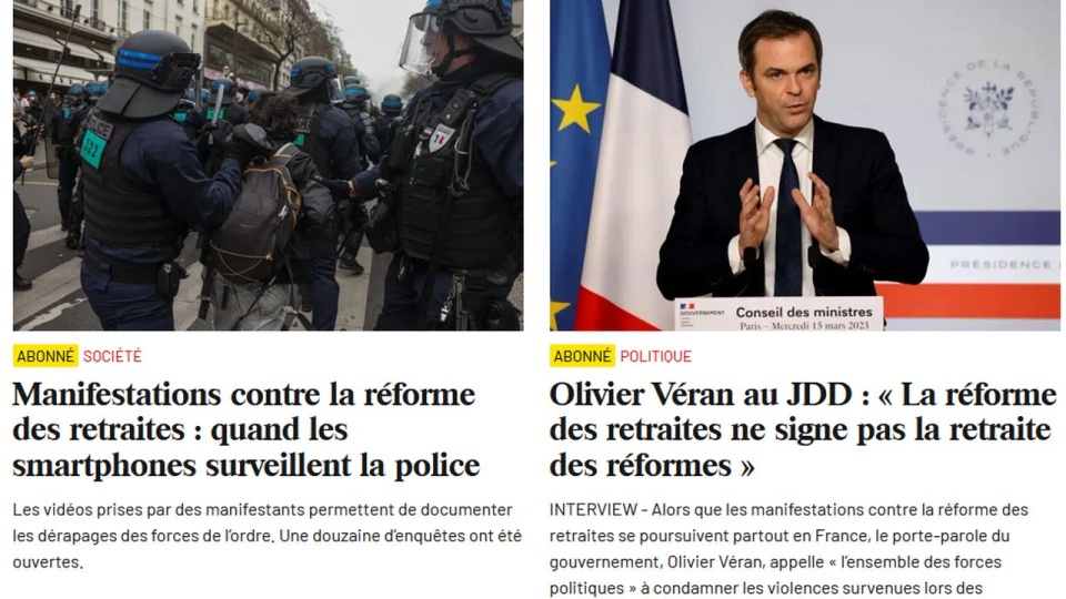 Z najnowszego sondażu pracowni IFOP dla tygodnika "Le Journal du Dimanche" wynika, że gdyby wybory parlamentarne odbyły się dziś, wygraliby je narodowcy i sojusz lewicy Nupes, łączący socjalistów, zielonych, radykalną lewicę i komunistów. źródło: https://www.lejdd.fr