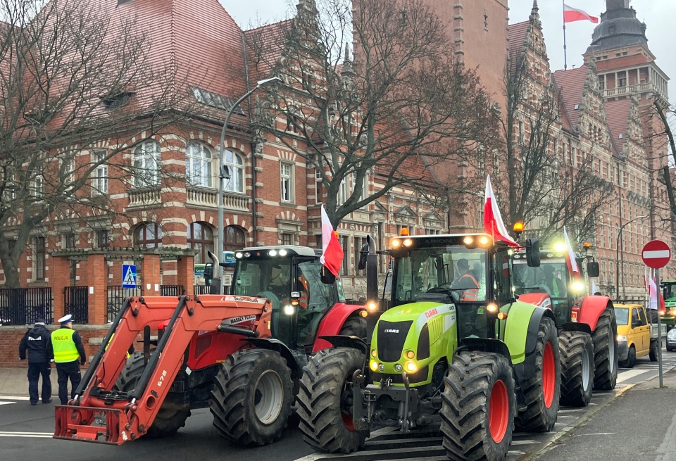 Protest rolników. Fot. P. Tolko (Radio Szczecin/Archiwum)