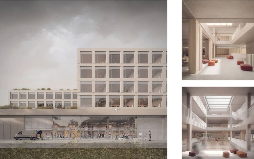 Niemieckie studio architektoniczne Heinle, Wischler und Partner zaprojektuje budynek Wydziału Informatyki Zachodniopomorskiego Uniwersytetu Technologicznego. Fot. Zachodniopomorski Uniwersytet Technologiczny