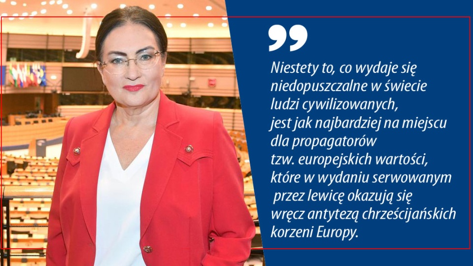 Źródło: https://izabelakloc.pl/2023/05/02/kolejna-antychrzescijanska-prowokacja-w-parlamencie-europejskim/