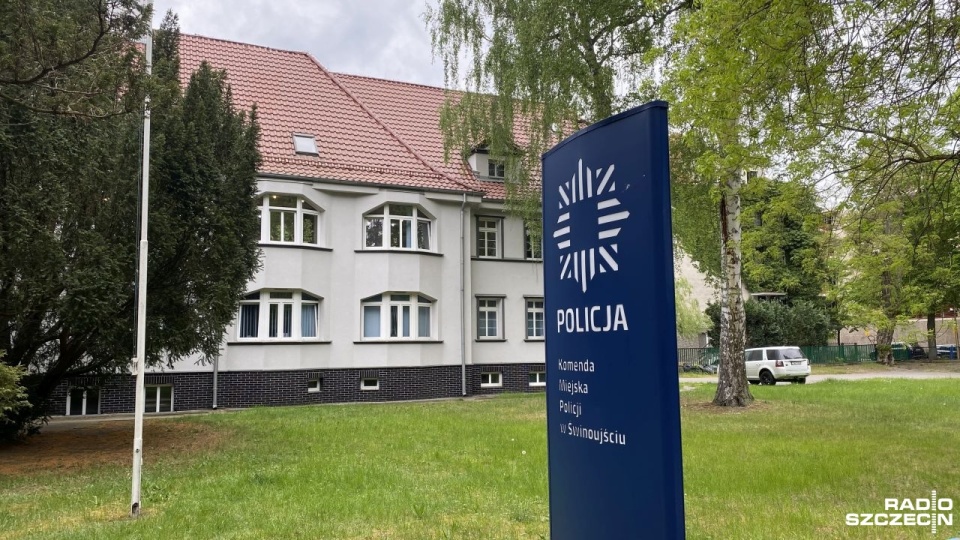 Świnoujską komendę przy ul. Krzywoustego odwiedzać można od godz. 11. Fot. Joanna Maraszek [Radio Szczecin]