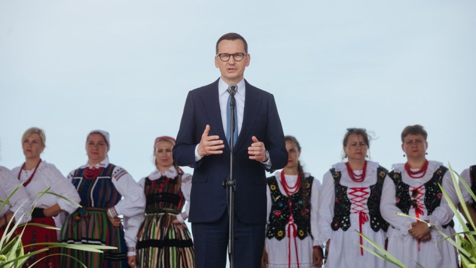 Mateusz Morawiecki zapewnił, że Prawo i Sprawiedliwość jest partią, która najbardziej dba o sprawy polskiej wsi. źródło: https://twitter.com/PremierRP