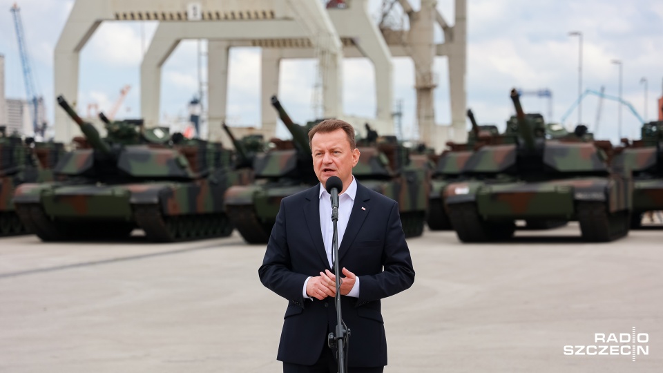 Mariusz Błaszczak, minister obrony narodowej. Fot. Robert Stachnik [Radio Szczecin]