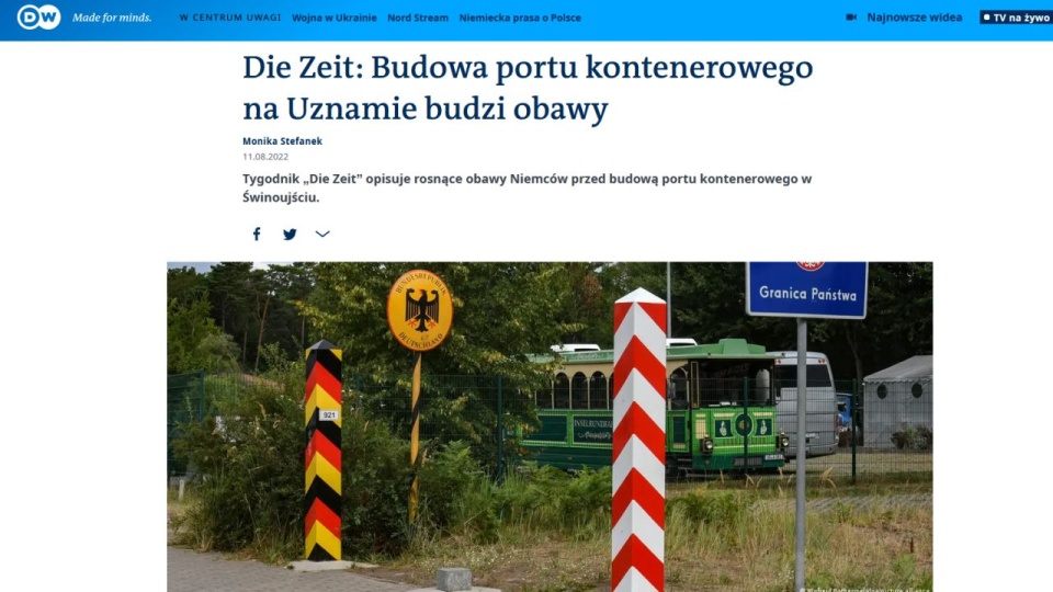 Niemcy zmagają się ze stagnacją, spadkiem liczby turystów przybywających na Uznam, podczas gdy Świnoujście i inne miejscowości w Polsce przeżywają turystyczny boom. źródło: https://www.dw.com/pl
