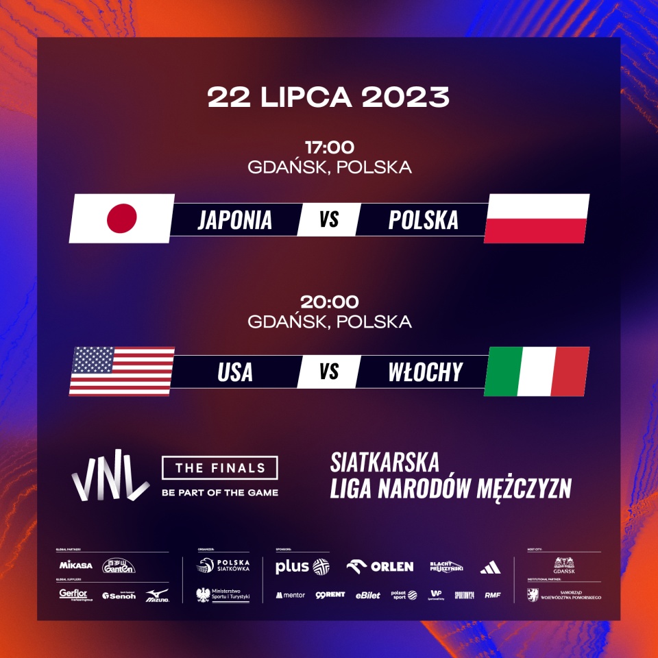Początek meczu z Japonią o godz. 17. źródło: https://twitter.com/PolskaSiatkowka