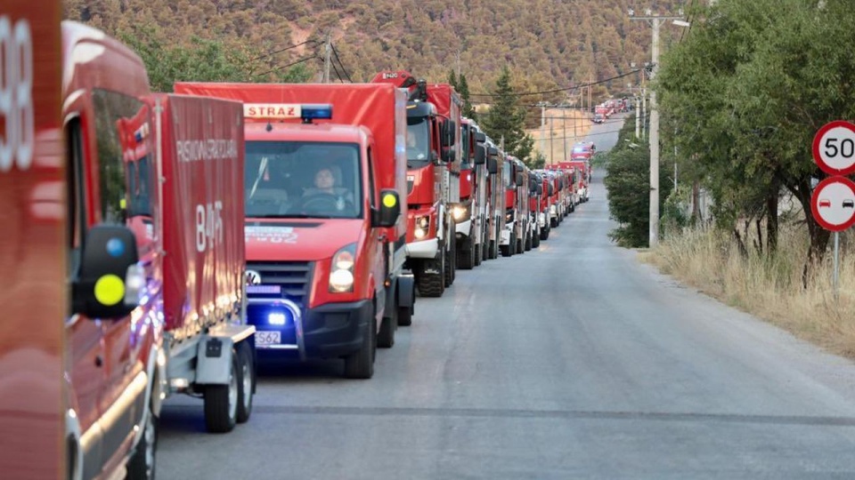 W niedzielne popołudnie i wieczór zwijane były obozowiska, a samochody przygotowywano do transportu do kraju. źródło: https://twitter.com/KGPSP