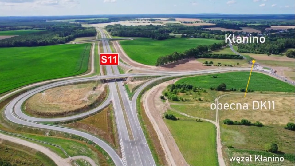 Budowa S11 kosztuje 450 mln złotych. źródło: https://twitter.com/GDDKiA_Szczecin/status/1686059901427105809