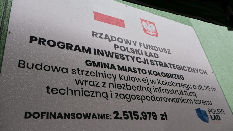 Strzelnica kosztowała 4 miliony złotych. 2 mln zł pochodzą z dofinansowania z Polskiego Ładu. Fot. Przemysław Polanin [Radio Szczecin]