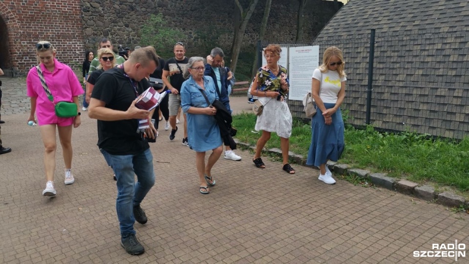 W akcję pomocy zaangażowali się także miejscy strażnicy. Fot. Marek Synowiecki [Radio Szczecin]