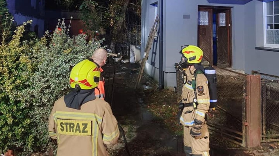 Pięć zastępów straży gasiło pożar w Złocieńcu. źródło: https://www.facebook.com/StrazPozarnaZlocieniecOSP