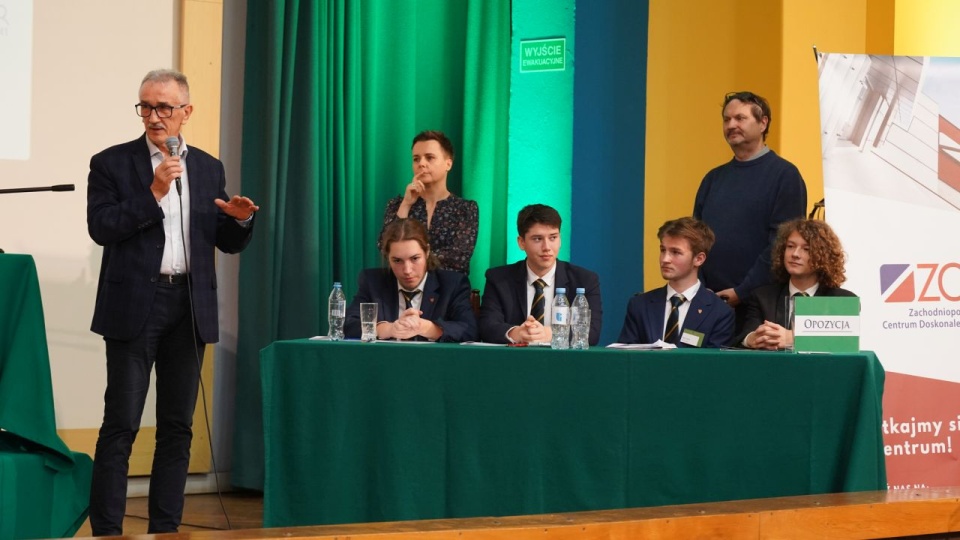 W dyskusji wzięli udział uczniowie szczecińskich liceów i techników. Fot. Aurelia Kołodziej/ZUT