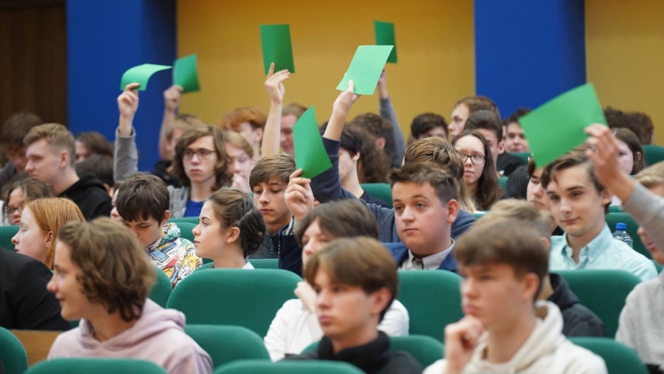 W dyskusji wzięli udział uczniowie szczecińskich liceów i techników. Fot. Aurelia Kołodziej/ZUT