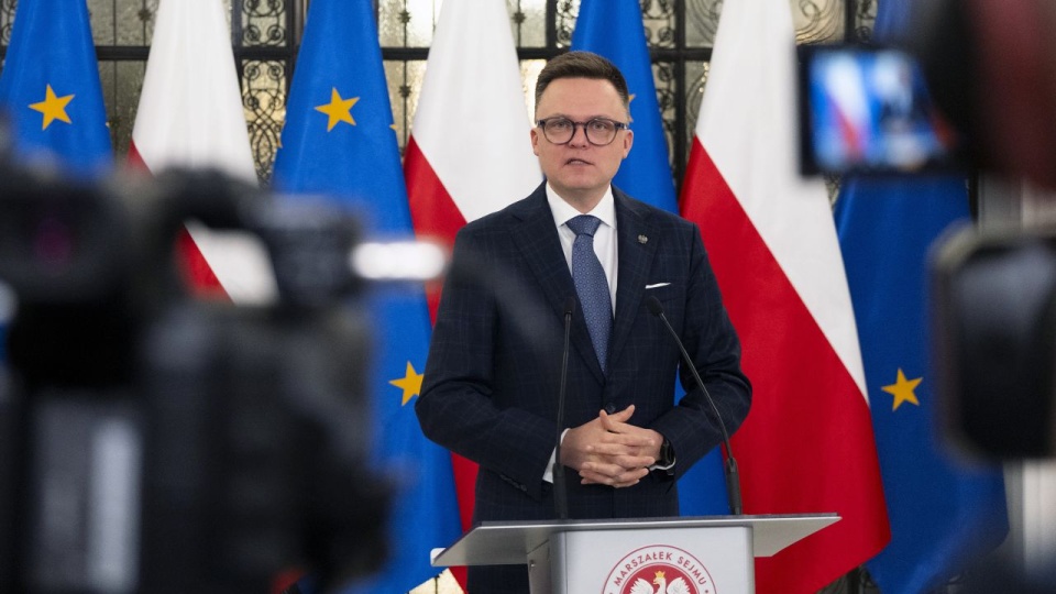 Marszałek Sejmu Szymon Hołownia. źródło: https://twitter.com/KancelariaSejmu