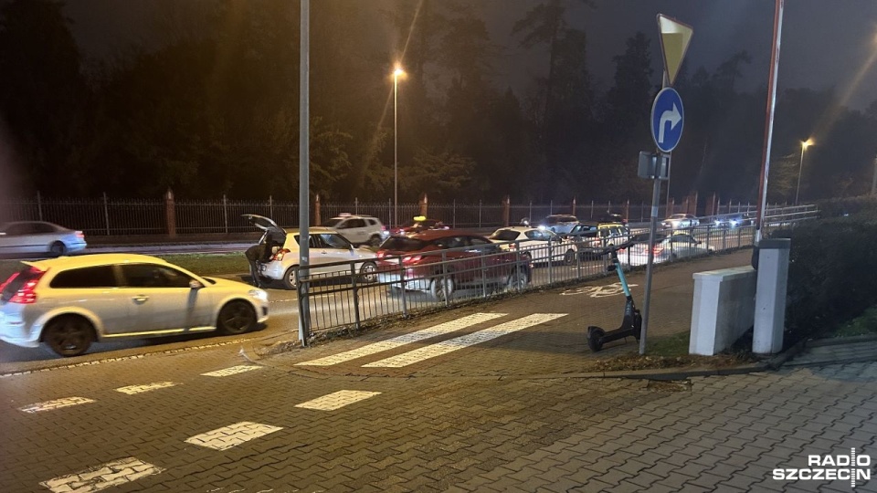 Do zdarzenia doszło na ulicy Mieszka I na nitce w kierunku centrum miasta. Jacek Rujna [Radio Szczecin]
