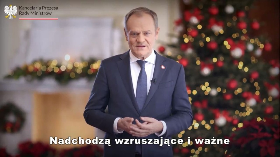 Szef rządu złożył życzenia bożonarodzeniowe zwracając się zarówno do zwolenników jak i przeciwników obecnej władzy. źródło: https://twitter.com/donaldtusk