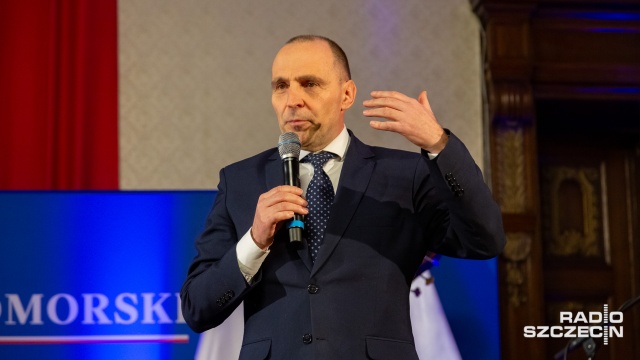 Adam Rudawski, wojewoda zachodniopomorski. Fot. Robert Stachnik [Radio Szczecin] "Jednym głosem dla regionu". Wojewoda zachodniopomorski spotkał się z samorządowcami [WIDEO, ZDJĘCIA]